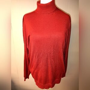 Jos. A. Bank Red Turtleneck Sweater